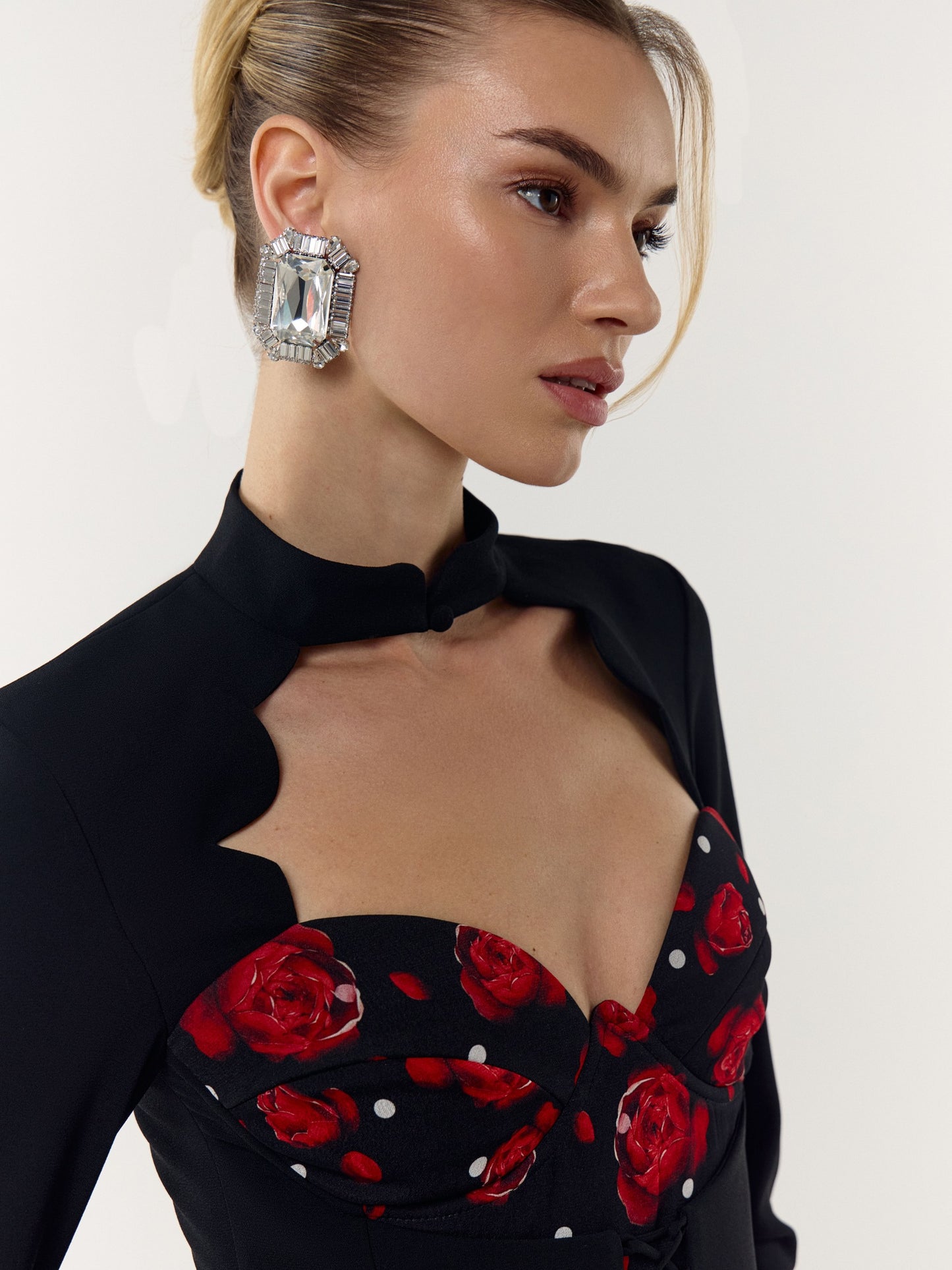 Gamble Corset Dress in Italian Chiffon