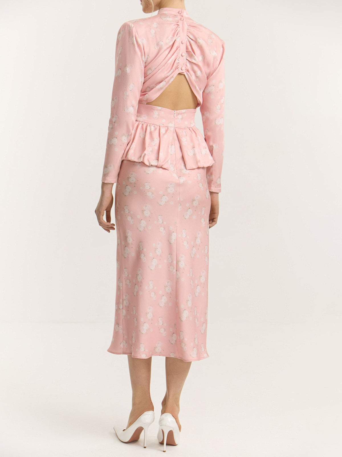 Spring Flower Midi Dress