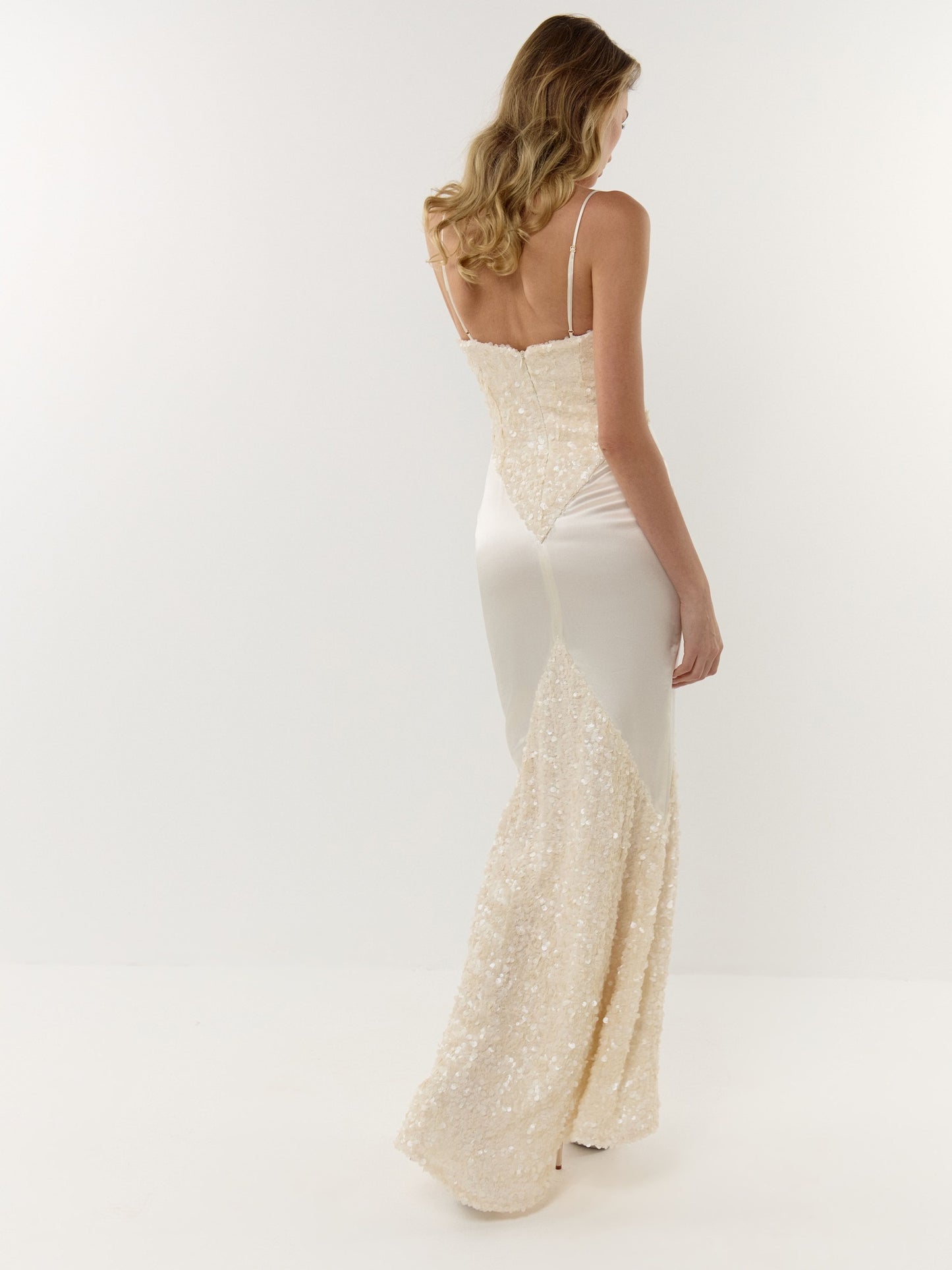 Maxi dress with sequins Carat