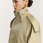 Italian cotton parka with a removable vest