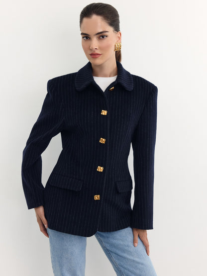 Mezzanotte cropped coat