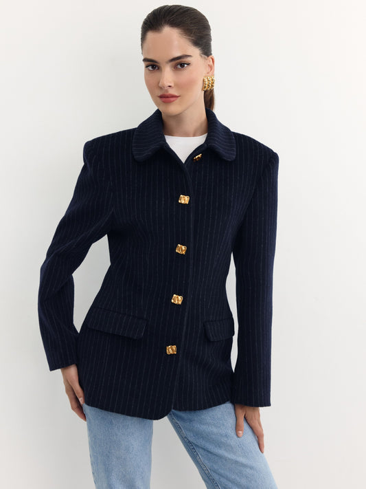 Mezzanotte cropped coat