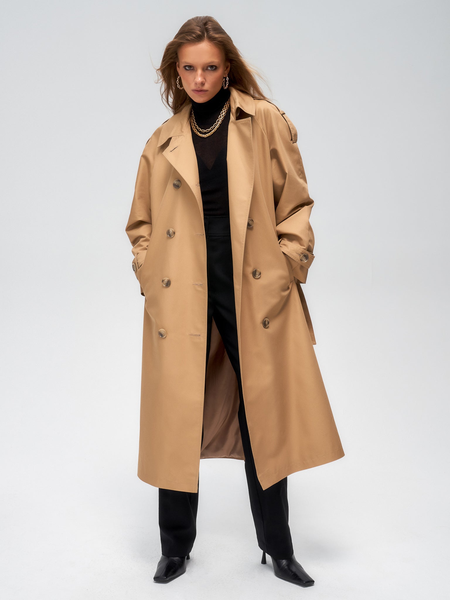 Tuck Over Trenchcoat  "todayful"